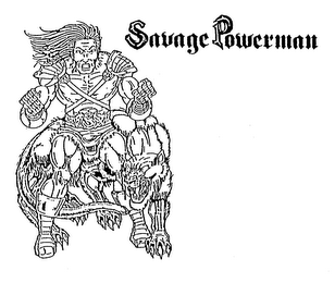 SAVAGE POWERMAN logo