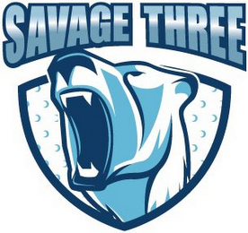 SAVAGE THREE logo
