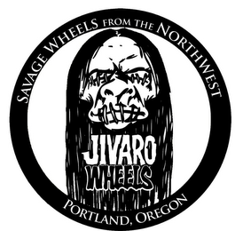 SAVAGE WHEELS FROM THE NORTHWEST JIVARO WHEELS PORTLAND, OREGON logo