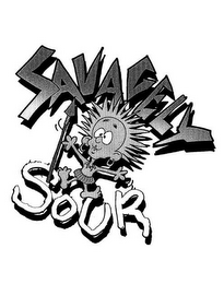 SAVAGELY SOUR logo