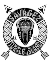 SAVAGEZ MC TURTLE ISLAND logo