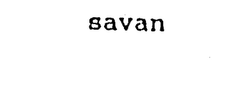 SAVAN logo