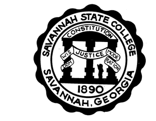 SAVANNAH STATE COLLEGE SAVANNAH, GEORGIA 1890 logo