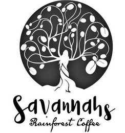 SAVANNAHS RAINFOREST COFFEE logo