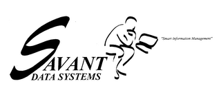 SAVANT DATA SYSTEMS "SMART INFORMATION MANAGEMTENT" logo