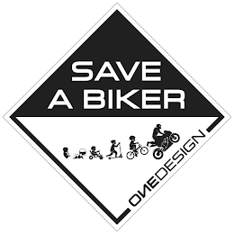 SAVE A BIKER ONE DESIGN logo