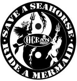 SAVE A SEAHORSE RIDE A MERMAID OCEAN ANARCHY ICJUK logo