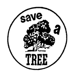 SAVE A TREE logo