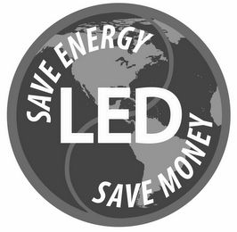 SAVE ENERGY LED SAVE MONEY logo