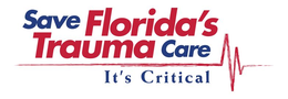 SAVE FLORIDA'S TRAUMA CARE IT'S CRITICAL logo