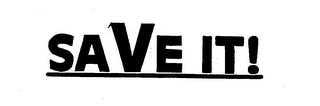 SAVE IT! logo