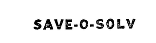 SAVE - O - SOLV logo