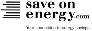 SAVE ON ENERGY.COM YOUR CONNECTION TO ENERGY SAVINGS. logo
