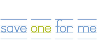 SAVE ONE FOR ME logo