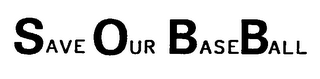 SAVE OUR BASEBALL logo