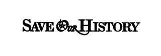 SAVE OUR HISTORY logo