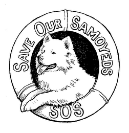 SAVE OUR SAMOYEDS SOS logo
