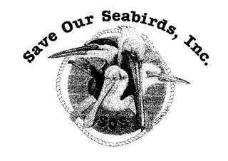 SAVE OUR SEABIRDS, INC. S.O.S. logo