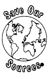 SAVE OUR SOURCES logo
