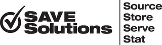 SAVE SOLUTIONS SOURCE STORE SERVE STAT logo
