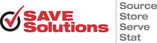 SAVE SOLUTIONS SOURCE STORE SERVE STAT logo
