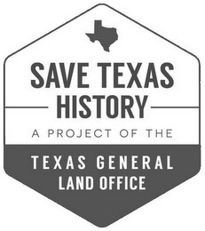 SAVE TEXAS HISTORY A PROJECT OF THE TEXAS GENERAL LAND OFFICE logo