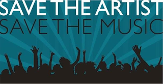 SAVE THE ARTIST SAVE THE MUSIC logo