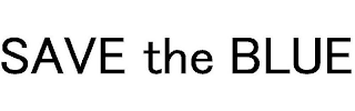 SAVE THE BLUE logo