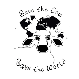 SAVE THE COW SAVE THE WORLD logo