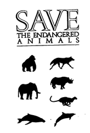 SAVE THE ENDANGERED ANIMALS logo