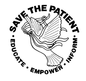 SAVE THE PATIENT EDUCATE EMPOWER INFORM logo