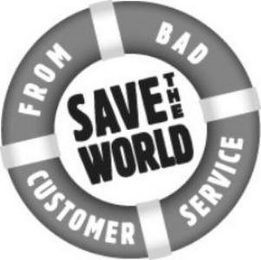 SAVE THE WORLD FROM BAD CUSTOMER SERVICE logo