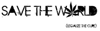 SAVE THE WORLD (LEGALIZE THE CURE) logo
