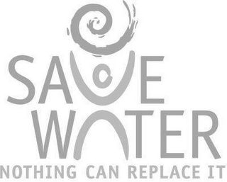 SAVE WATER NOTHING CAN REPLACE IT logo
