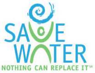 SAVE WATER NOTHING CAN REPLACE IT logo