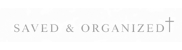 SAVED & ORGANIZED logo