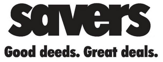SAVERS GOOD DEEDS. GREAT DEALS. logo