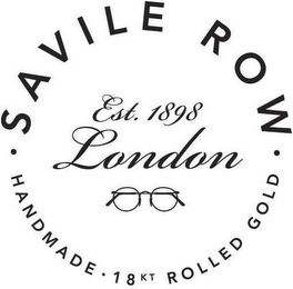 SAVILE ROW HANDMADE 18KT ROLLED GOLD EST. 1898 LONDON logo