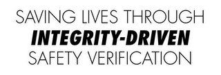 SAVING LIVES THROUGH INTEGRITY-DRIVEN SAFETY VERIFICATION logo