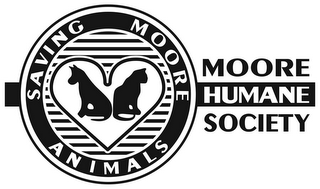 SAVING MOORE ANIMALS MOORE HUMANE SOCIETY logo