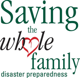 SAVING THE WHOLE FAMILY DISASTER PREPAREDNESS logo