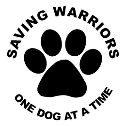 SAVING WARRIORS ONE DOG AT A TIME logo