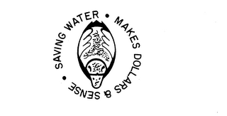 SAVING WATER MAKES DOLLARS & SENSE logo