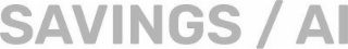 SAVINGS / AI logo
