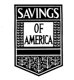 SAVINGS OF AMERICA logo