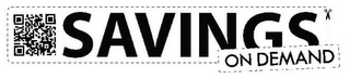 SAVINGS ON DEMAND logo