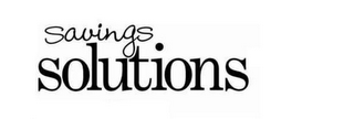 SAVINGS SOLUTIONS logo