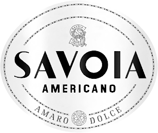 SAVOIA AMERICANO AMARO DOLCE SAVOIA ITALIA SICILIAN MARSALA logo