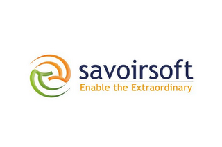 SAVOIRSOFT ENABLE THE EXTRAORDINARY logo