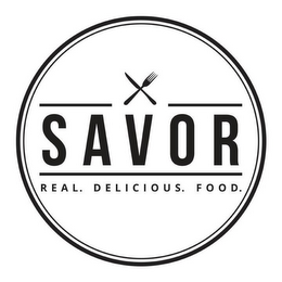 SAVOR REAL. DELICIOUS. FOOD. logo